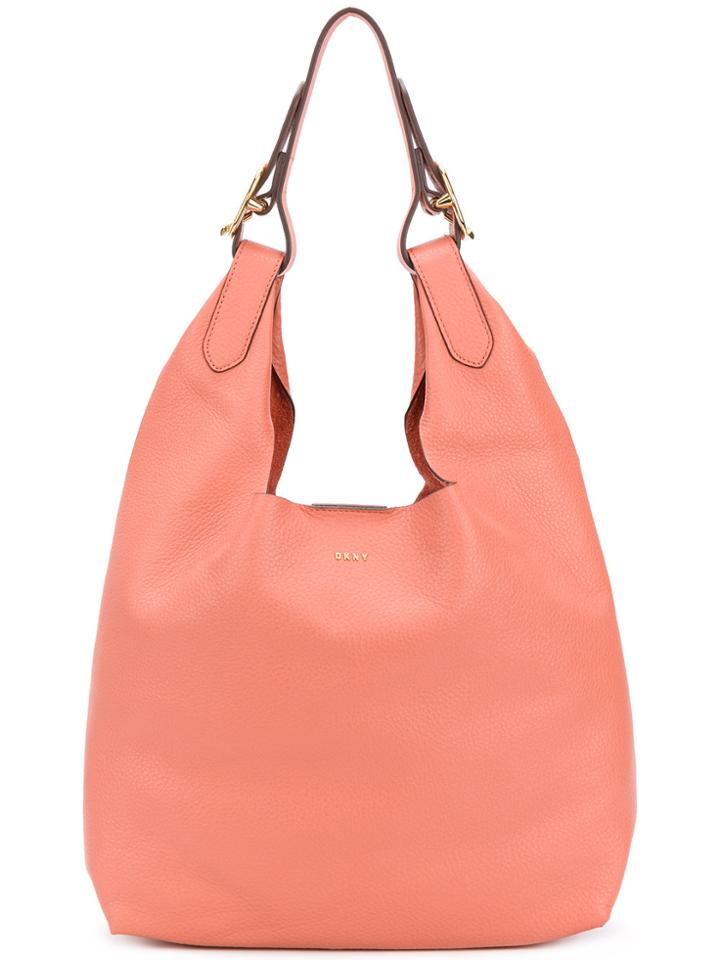 Dkny Hobo Tote Bag - Pink & Purple