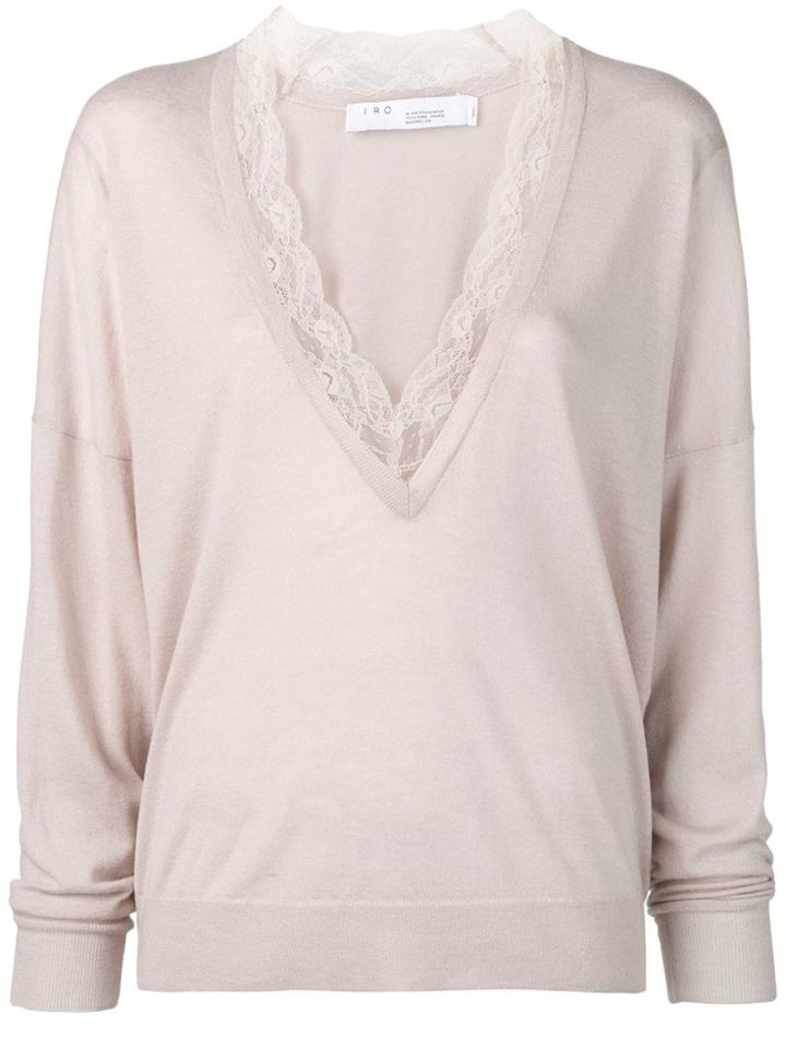 Iro V-neck Sweater - Neutrals