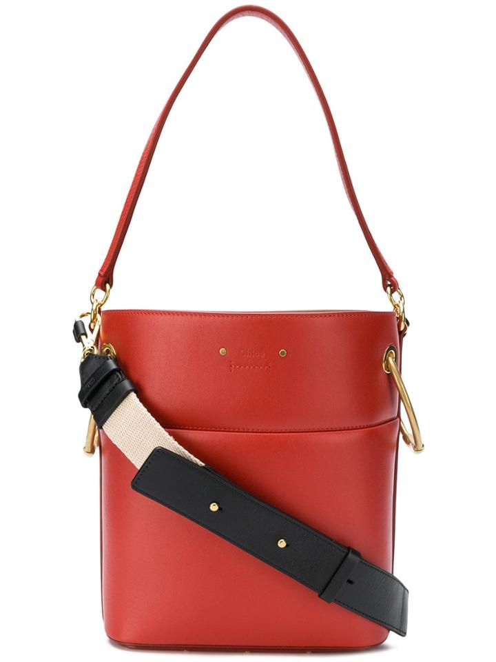Chloé Roy Medium Shoulder Bag - Red