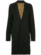 Hysteric Glamour Oversize Single Breasted Coat - Black