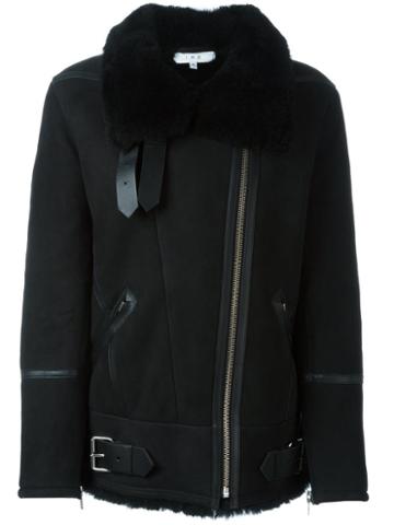 Iro 'barretta' Jacket, Women's, Size: 38, Black, Sheep Skin/shearling