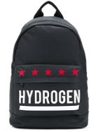 Hydrogen Star Logoed Backpack - Black