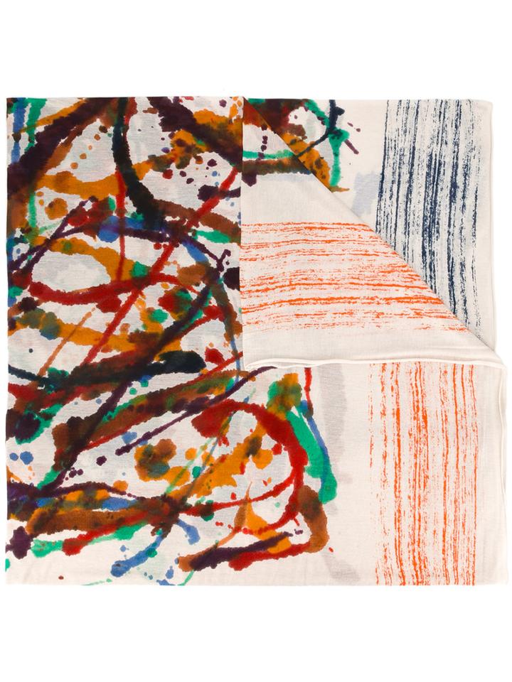 Faliero Sarti Printed Scarf, Women's, Pink/purple, Modal