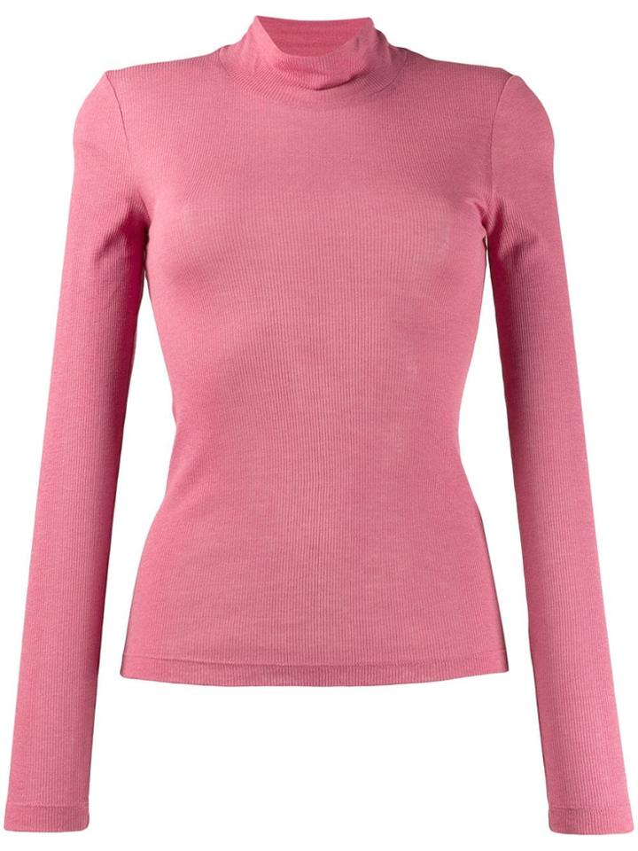 Nanushka Alana Ribbed Jersey - Pink