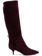 L'autre Chose Pointed Toe Boots - Pink & Purple