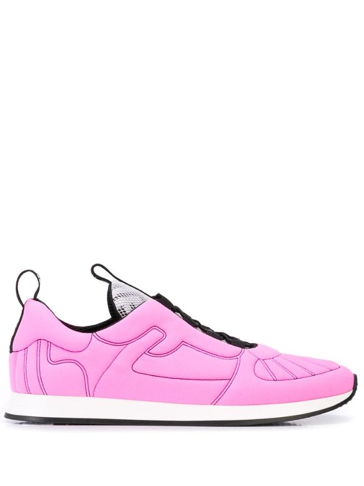 Fendi Ff Roma Amor Slip-on Trainers - Pink