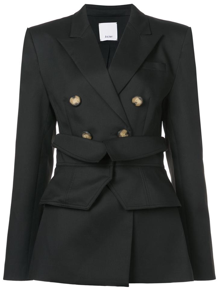 Acler Tailored Corset Blazer - Black
