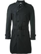 Burberry London Classic Trench Coat, Men's, Size: 48, Black, Cotton/acetate/viscose
