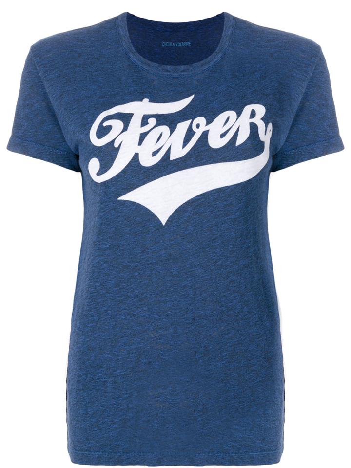 Zadig & Voltaire Fever T-shirt - Blue