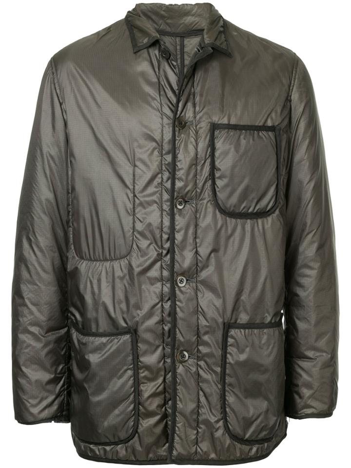Y's By Yohji Yamamoto Vintage Lightweight Buttoned Jacket - Grey