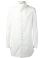 Rick Owens Island Shirt, Men's, Size: 48, Nude/neutrals, Cotton