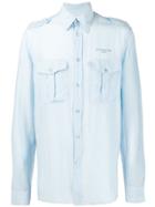 Givenchy Military-style Shirt - Blue