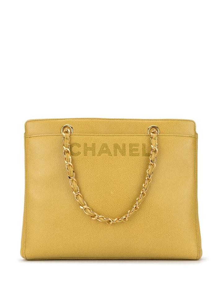 Chanel Pre-owned Cc Chain Hand Bag - Yellow
