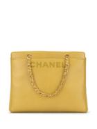 Chanel Pre-owned Cc Chain Hand Bag - Yellow