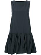 Rochas Flared Sleeve-less Dress - Black