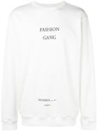 Ih Nom Uh Nit Oversized Slogan Sweatshirt - White
