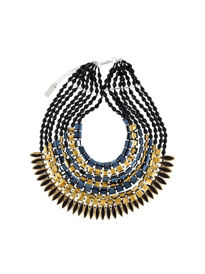 Night Market 'multi Strand' Necklace - Metallic