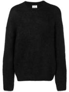 Acne Studios Nosti Classic Fit Sweater - Black