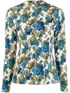 Stella Mccartney Floral Monogram Top - Blue