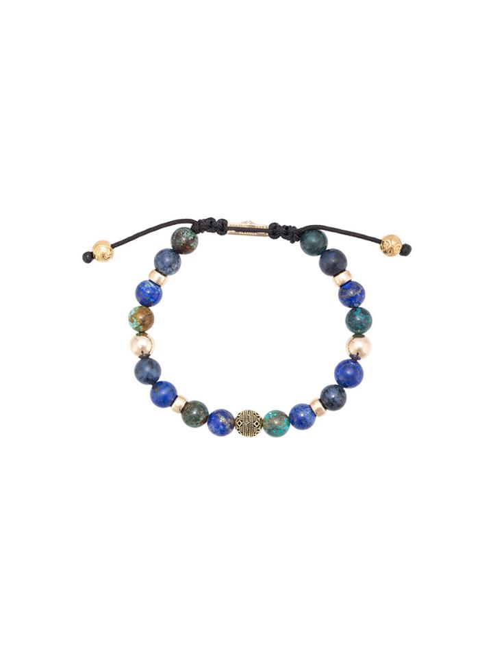 Nialaya Jewelry Blue Lapis, Blue Dumortierite And Bali Turquoise