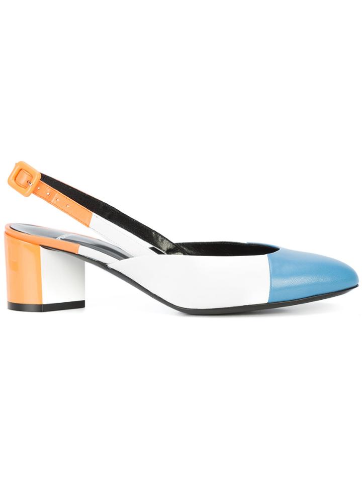 Pierre Hardy Cut Slingback Pumps - Multicolour