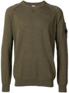 Cp Company Sleeve Pocket Jumper - Green