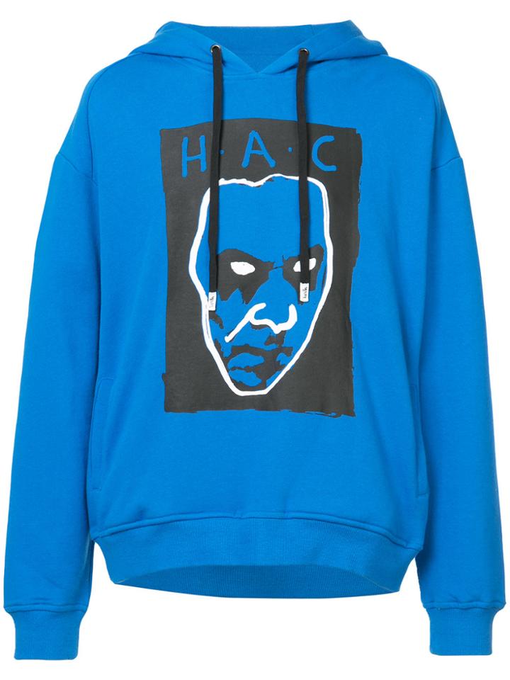 Haculla Nobody's Safe Hoodie - Blue