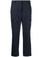 Incotex High-waisted Cargo Trousers - Blue