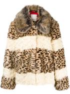 Pinko Leopard Fur Jacket - Nude & Neutrals