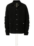 Rick Owens Drkshdw Casual Drawstring Hem Jacket - Black