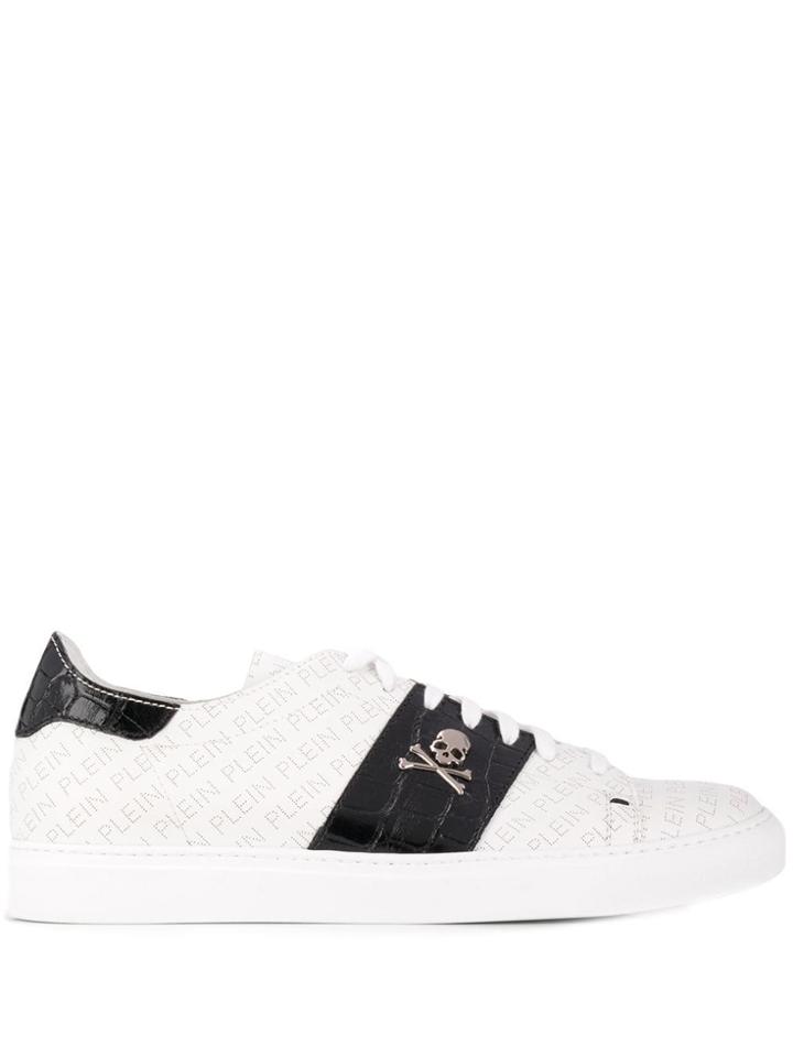 Philipp Plein Low-top Skull Sneakers - White