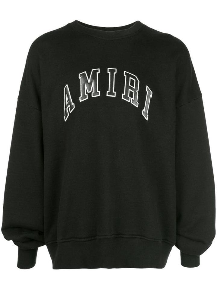 Amiri Embroidered Logo Sweatshirt - Black