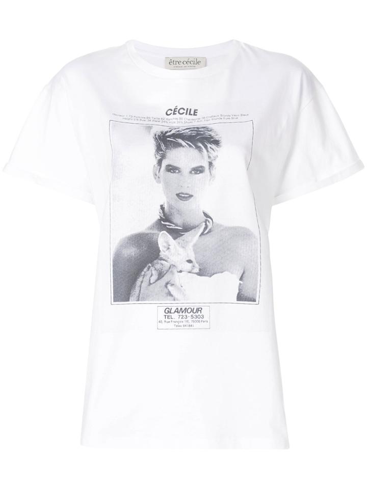 Être Cécile Graphic T-shirt - White