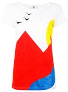 Rossignol Colour Block T-shirt, Women's, Size: Medium, White, Cotton