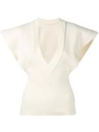 Jacquemus - V-neck Blouse - Women - Cotton - 40, White, Cotton