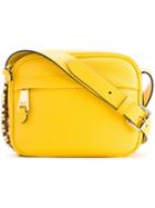 Moschino Logo Plaque Shoulder Bag, Women's, Yellow/orange