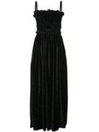 Alexa Chung Strap Back Ruched Detail Dress - Black