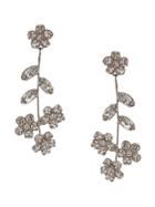 Jennifer Behr Floral Drop Earrings - Grey