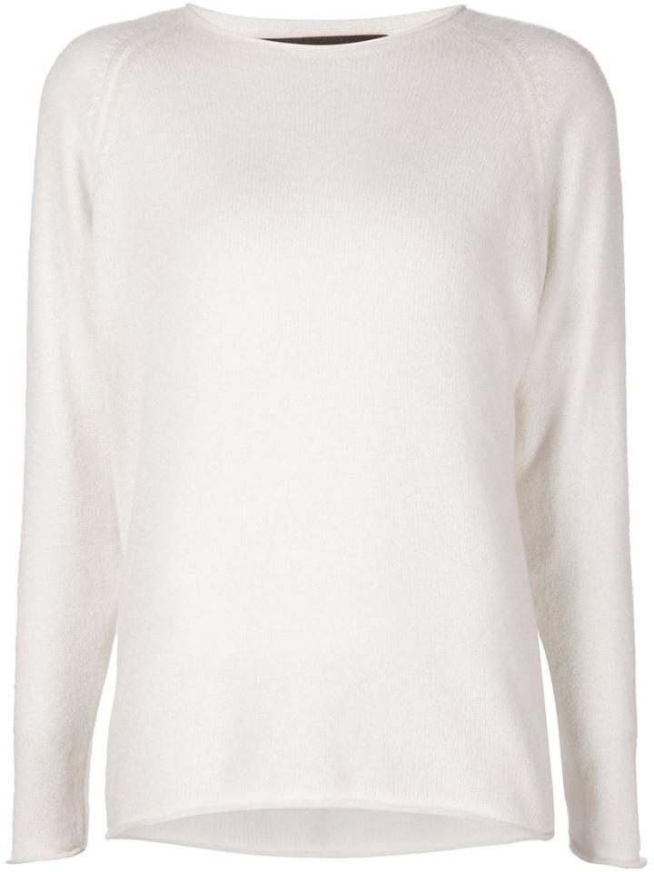 The Elder Statesman Drop Shoulder Sweater