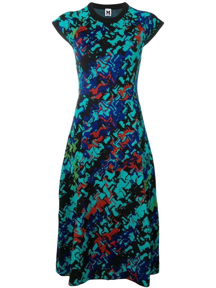 M Missoni Jacquard Knit Midi Dress - Green