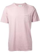 Oliver Spencer Envelope Pocket T- Shirt, Men's, Size: Medium, Pink/purple, Cotton