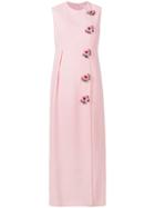Delpozo Embellished Long Dress - Pink