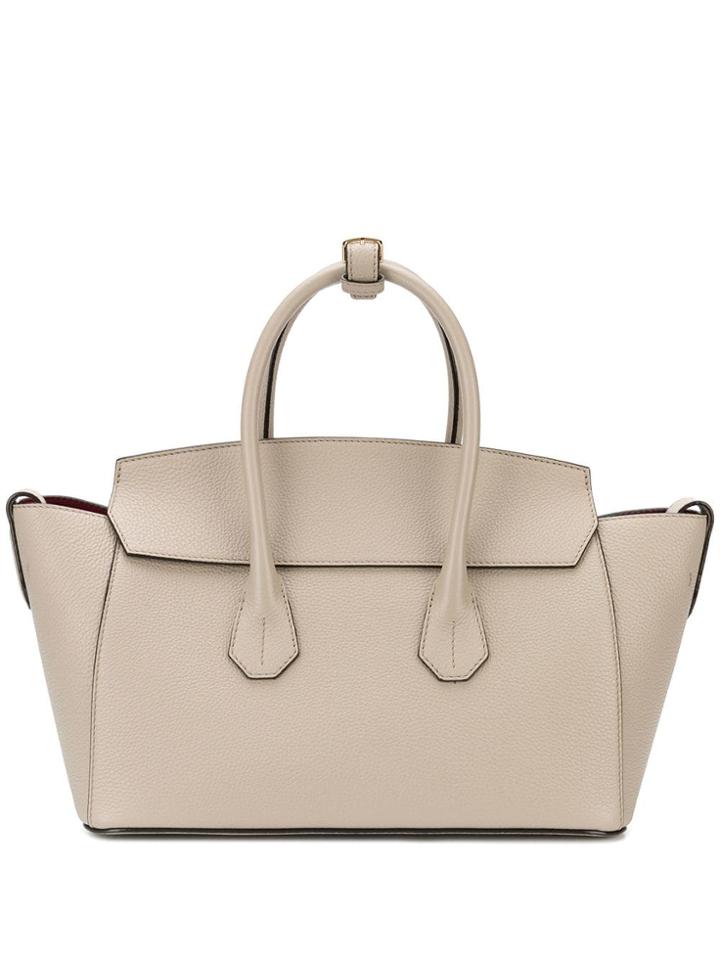 Bally Logo Embossed Tote Bag - Neutrals