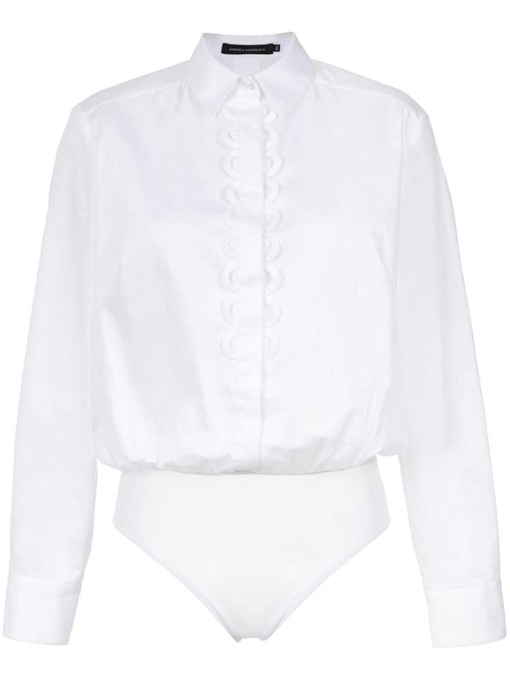 Andrea Marques Shirt Bodysuit - Branco