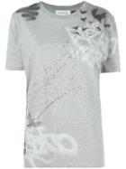 Faith Connexion Splatter Print T-shirt, Women's, Size: Xs, Grey, Cotton