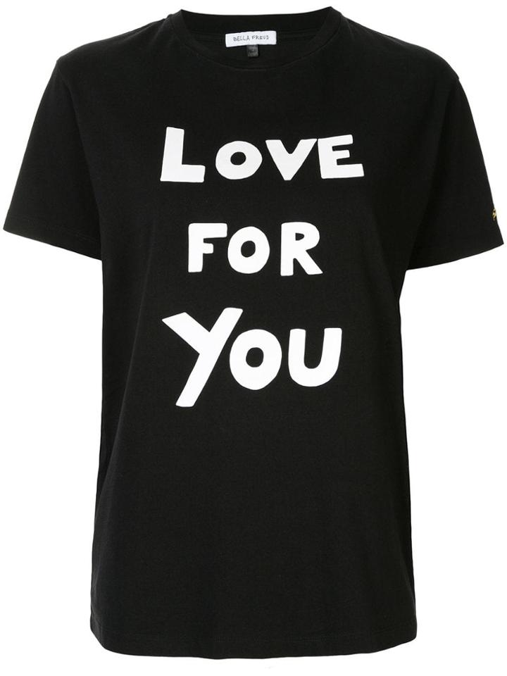 Bella Freud Love For You T-shirt - Black