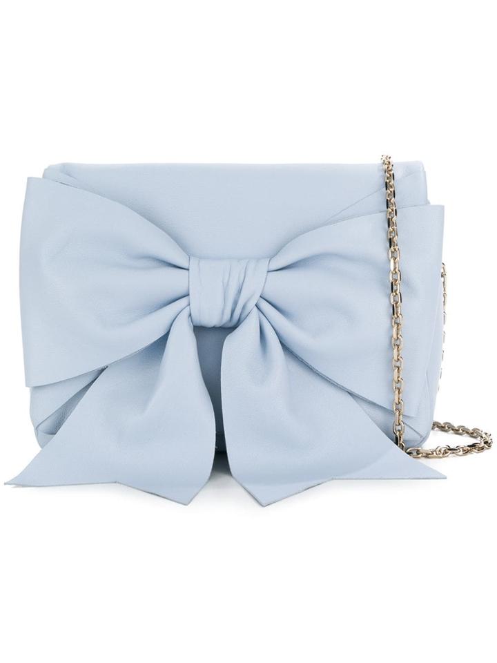 Red Valentino Large Bow Crossbody Bag - Blue