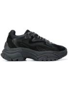 Ash Lace Up Low Platform Trainers - Black