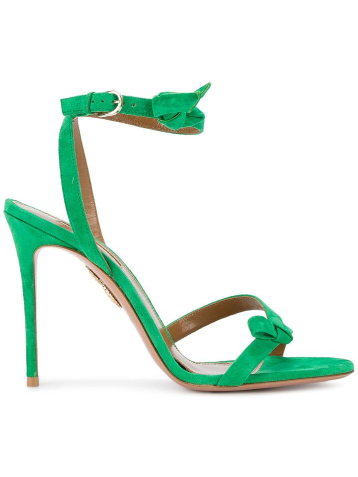 Aquazzura Passion Sandals - Green