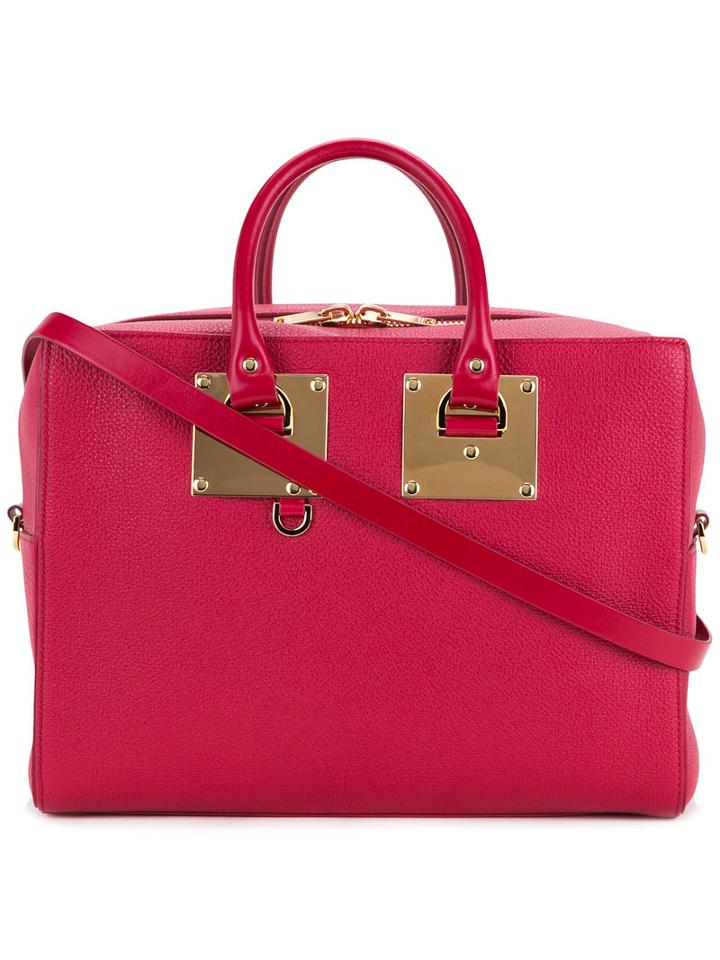 Sophie Hulme - Cromwell Bowling Bag - Women - Leather - One Size, Red, Leather